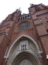 Cathedral entrance, Uppsala
